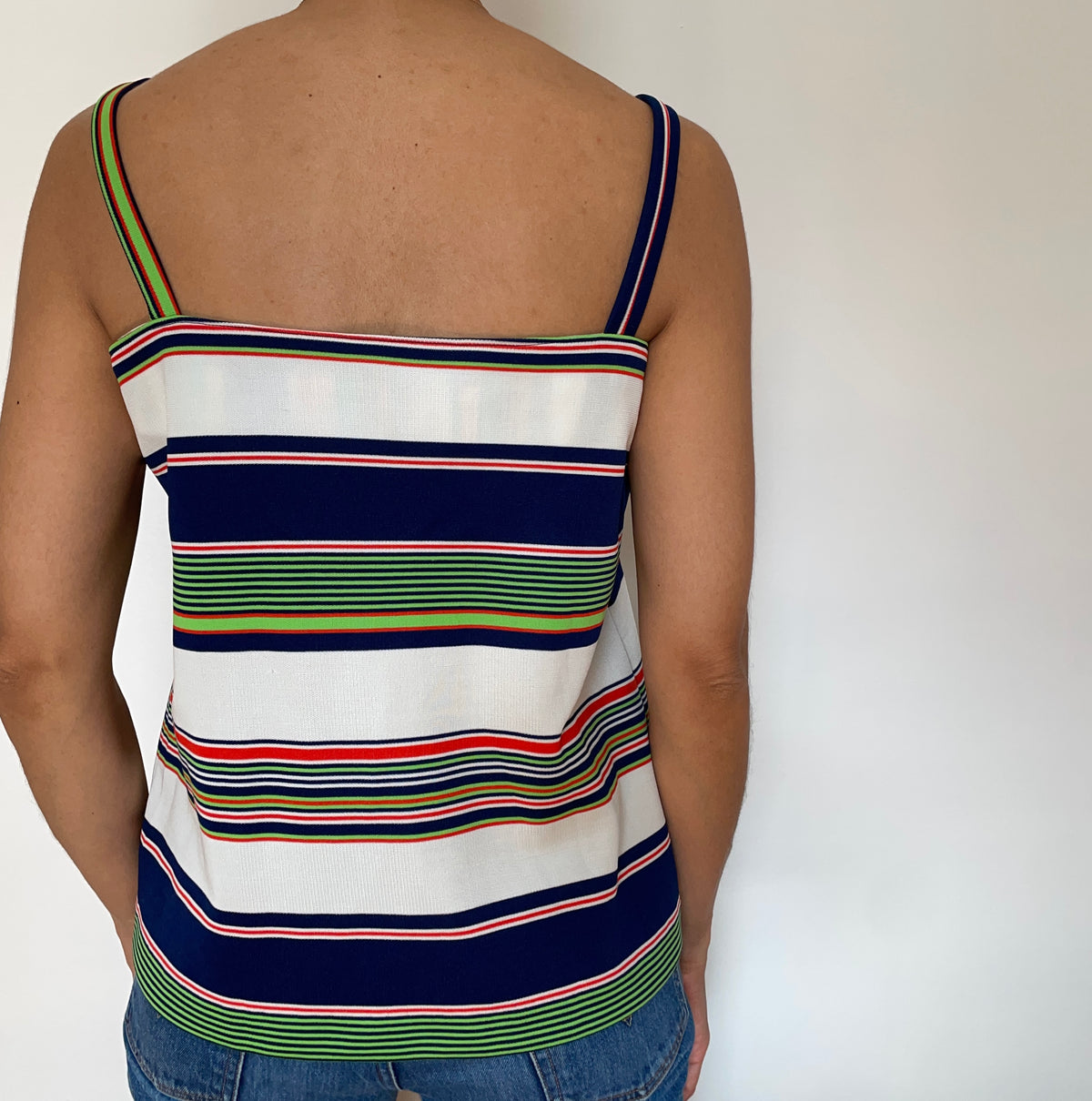 Upcycled Striped Tank (Large/XL)