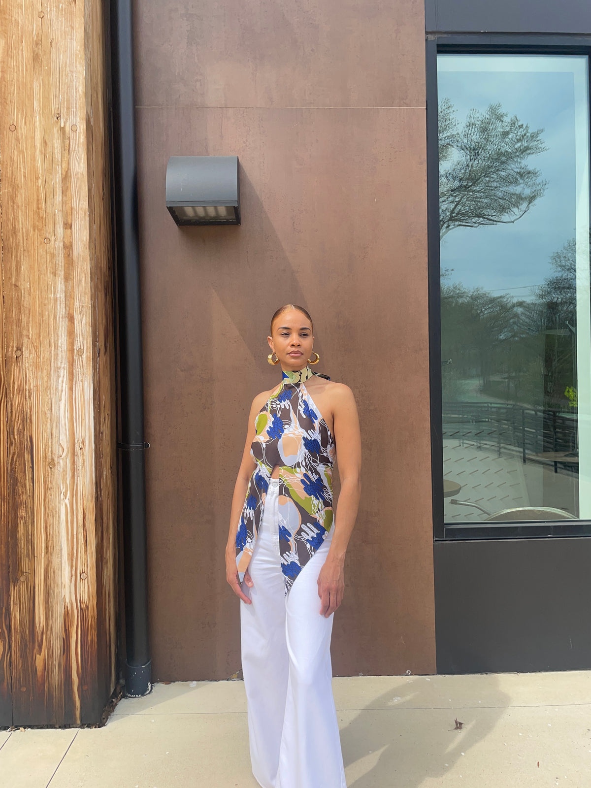 The Mojave Scarf Top