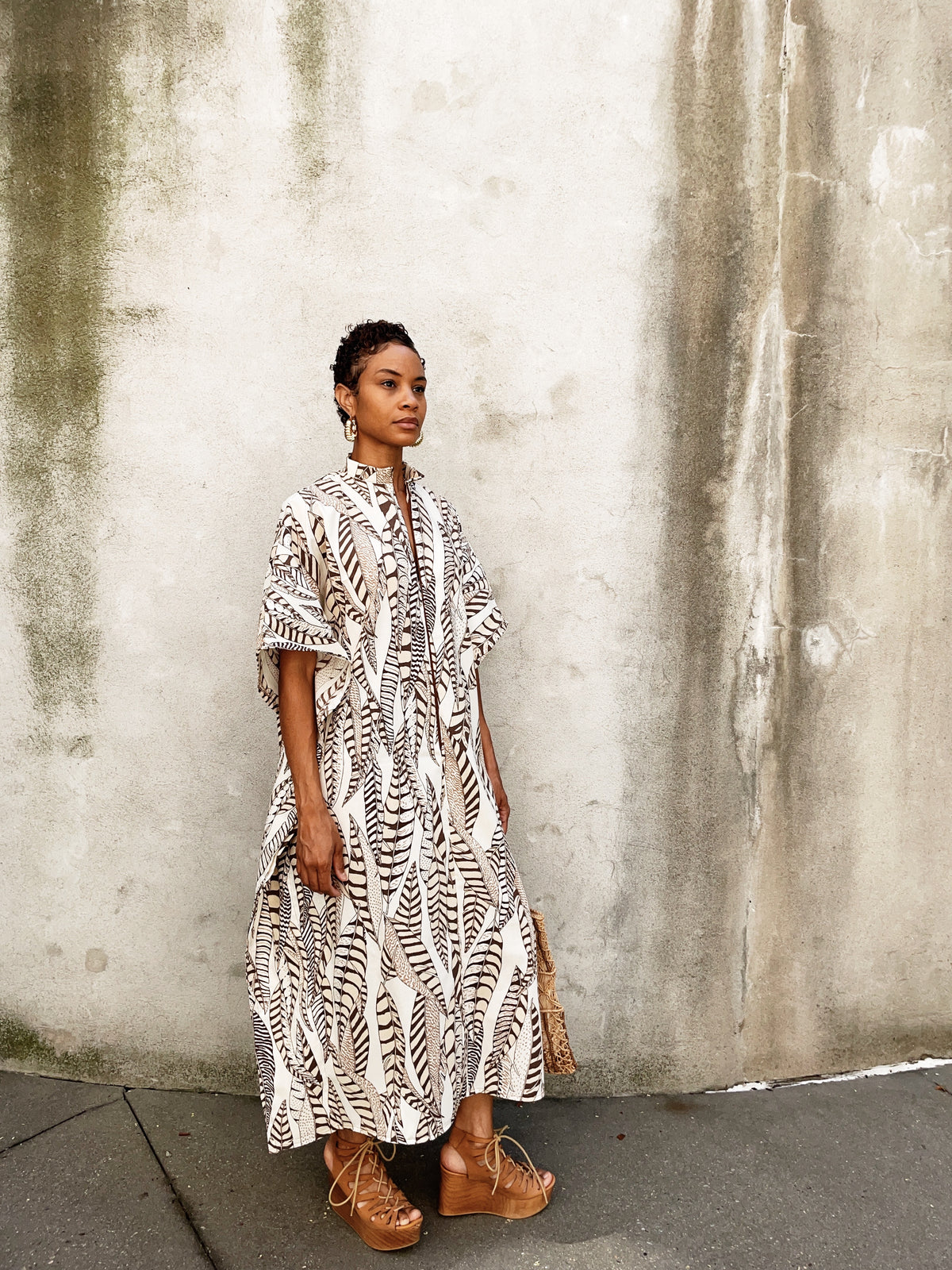 Feather Caftan (Small-2X)