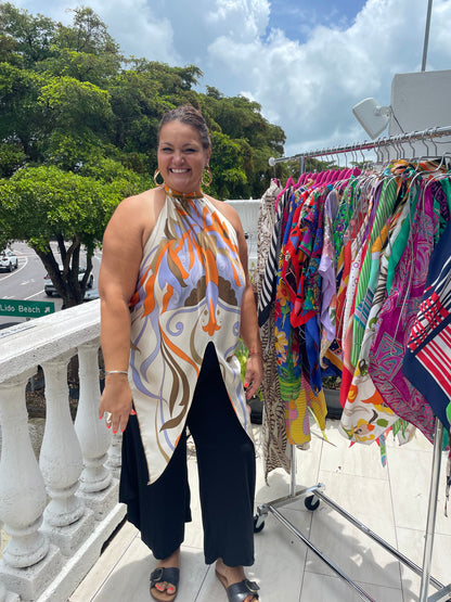 The Jester Scarf Top (Plus Size)