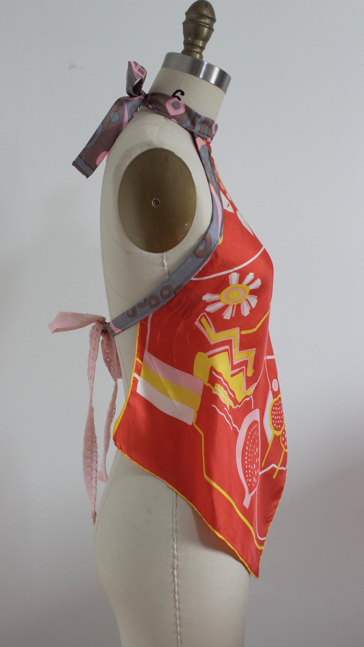 Upcycled Scarf Top (S/M)