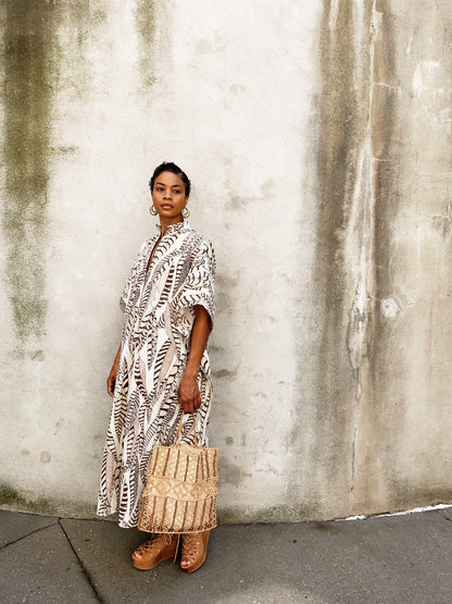 Feather Caftan (Small-2X)