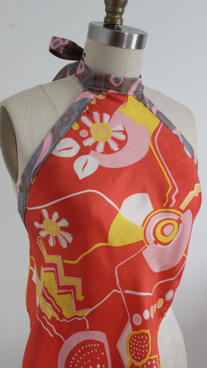 Upcycled Scarf Top (S/M)