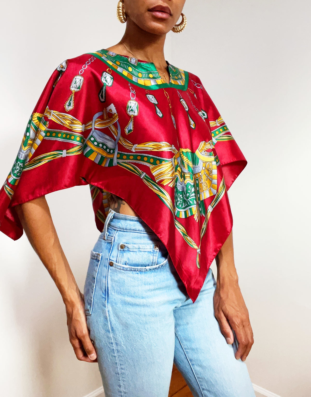 Gem Scarf Top (Medium/Large)