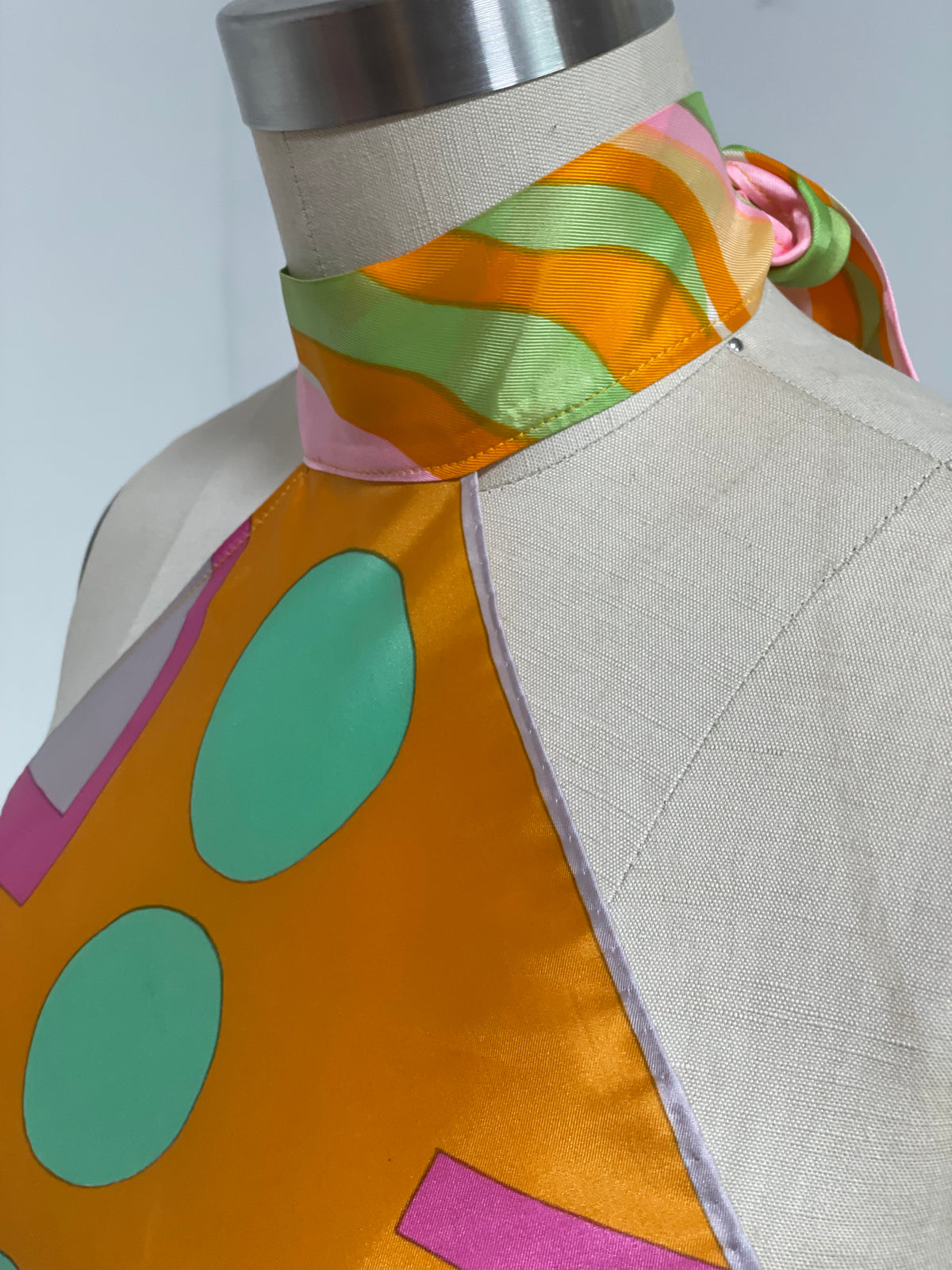 Geometric Scarf Top (S/M)