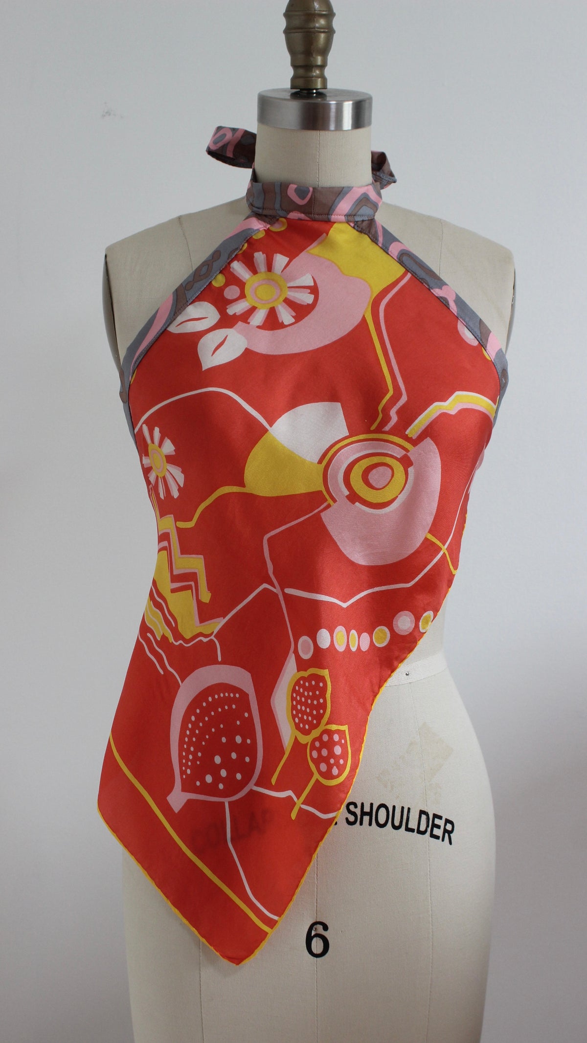 Upcycled Scarf Top (S/M)