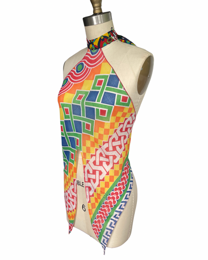 The Kaleidoscope Scarf Top