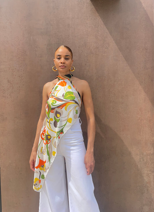 The Capri Scarf Top