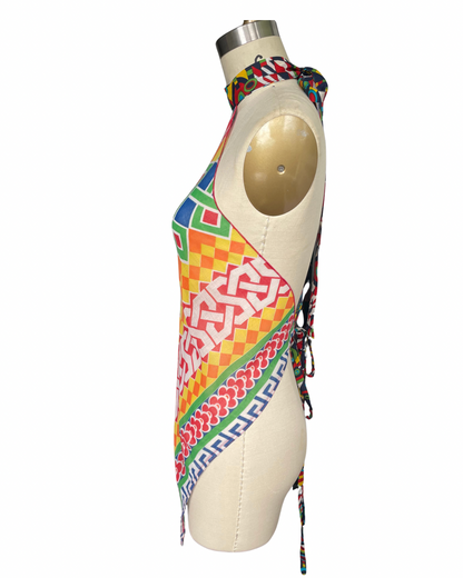 The Kaleidoscope Scarf Top