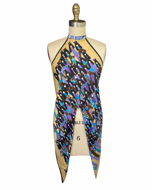 The Simone Scarf Top