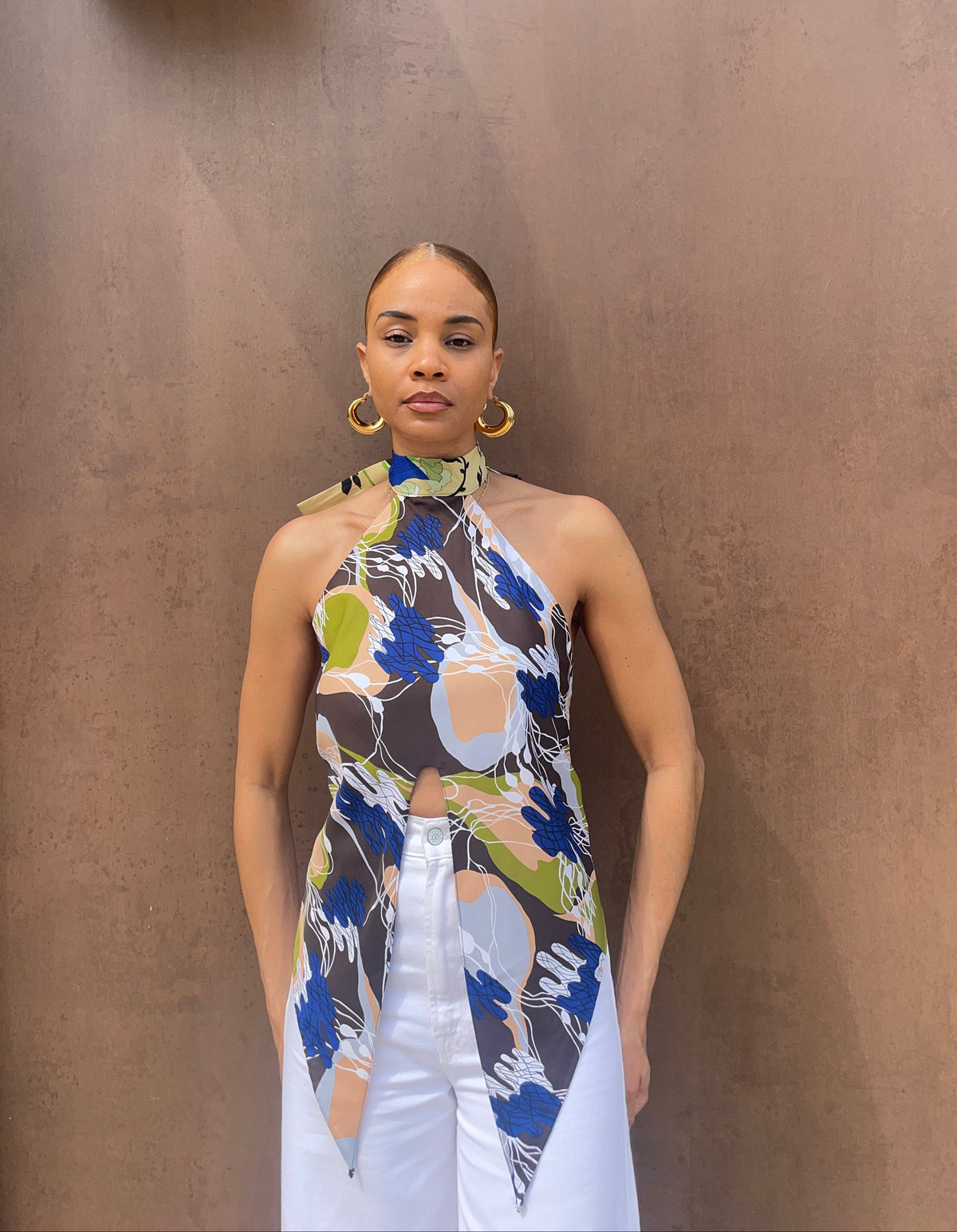 The Mojave Scarf Top
