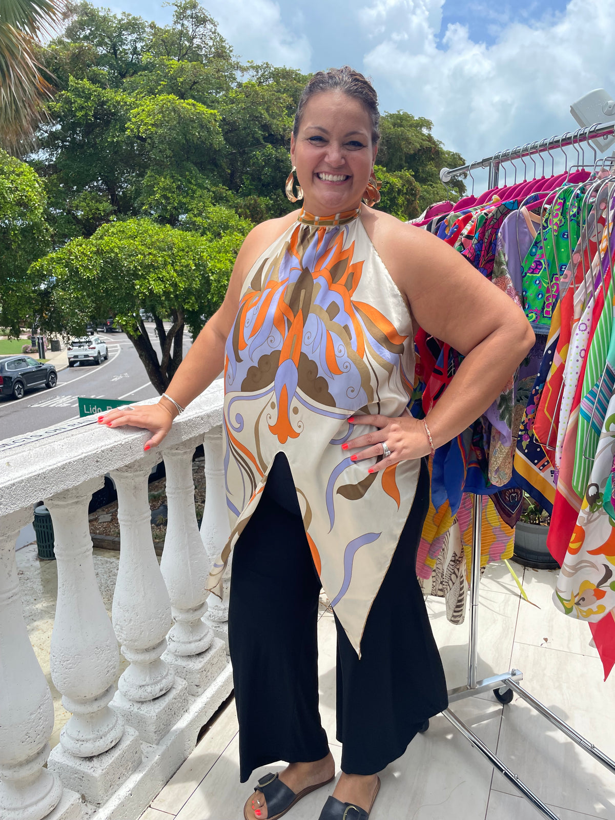The Jester Scarf Top (Plus Size)