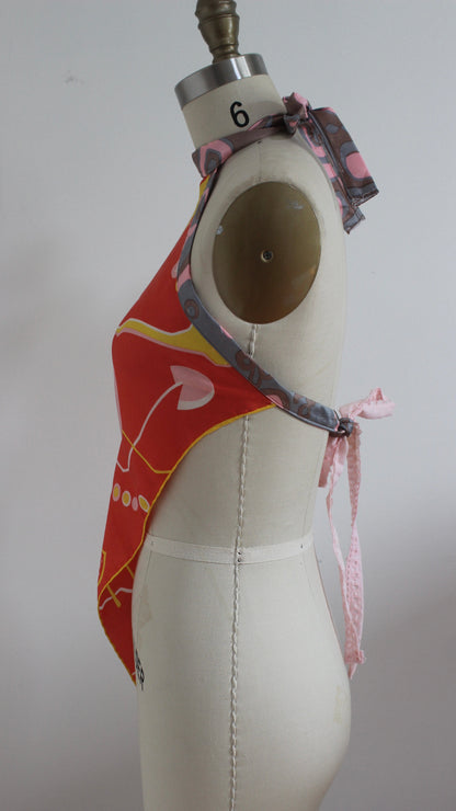 Upcycled Scarf Top (S/M)