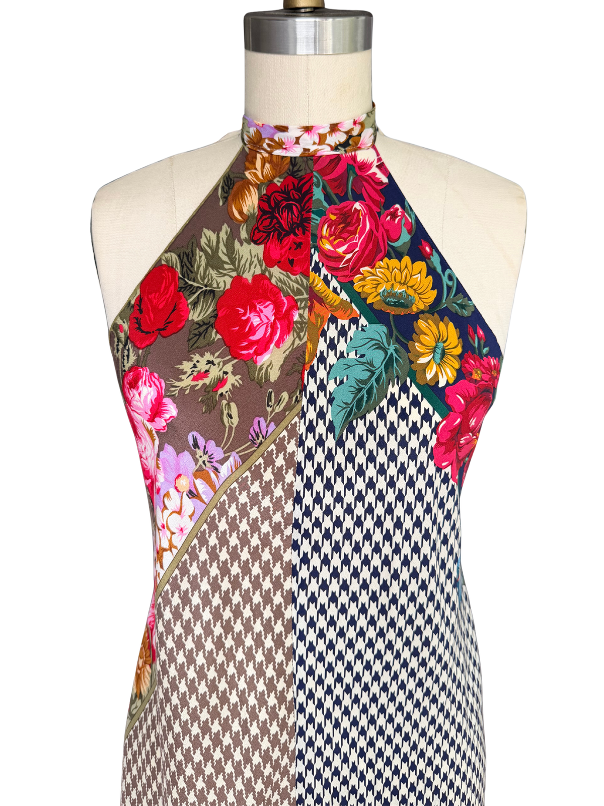 The Houndstooth Bloom Dress