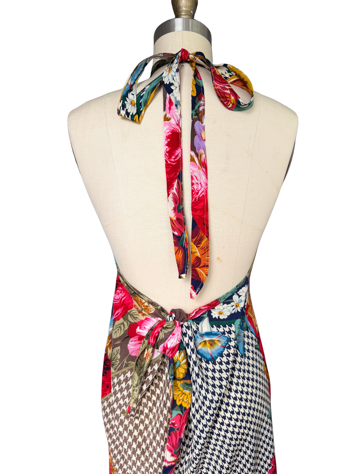 The Houndstooth Bloom Dress