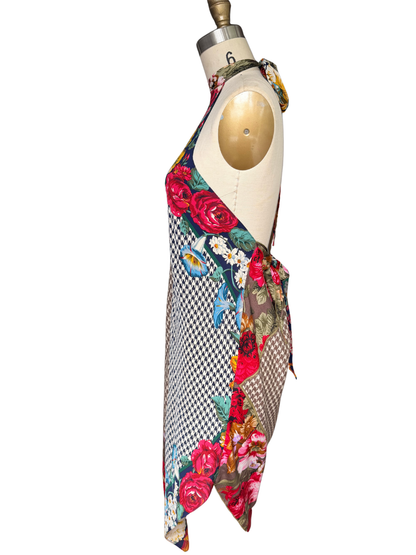 The Houndstooth Bloom Dress