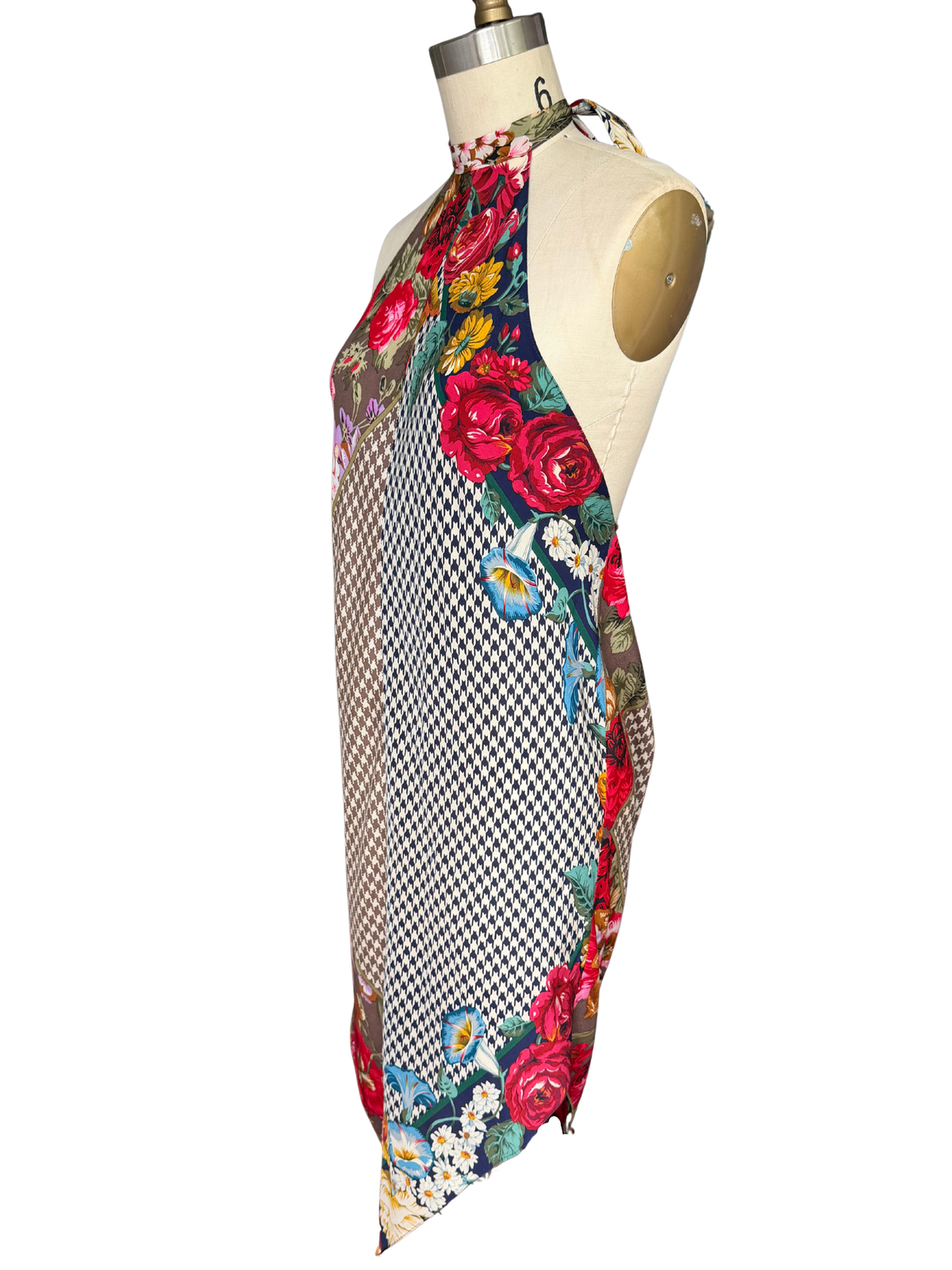 The Houndstooth Bloom Dress