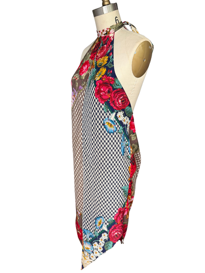 The Houndstooth Bloom Dress