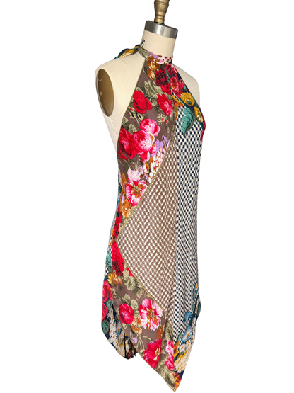 The Houndstooth Bloom Dress
