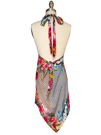 The Houndstooth Bloom Dress